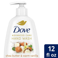 (4 pack) D ove Advanced Care Women's Hand Soap All Skin Shea Butter & Warm Vanilla, 12 oz EasyOptionXY LLC
