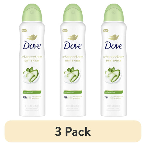 Dove Advanced Care Cool Essentials Dry 48HR Deodorant Spray 3 Pack EasyOptionXY LLC