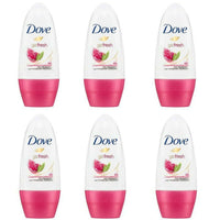 6 Pack Dove Go Fresh Pomegranate Roll On 48 HR Anti perspirant Deodorant 50ML EasyOptionXY LLC