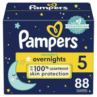 Pampers Swaddlers Overnight Diapers Size 5, 88 Count EasyOptionXY LLC