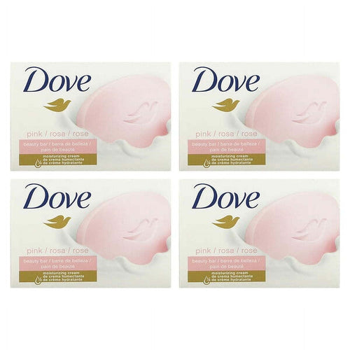 Dove, Beauty Bar Soap with Deep Moisture, Pink, 4 Bars, 3.75 oz EasyOptionXY LLC