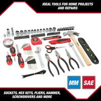 Hyper Tough 118-Piece Tool Set for Home Repairs, 7003 EasyOptionXY LLC