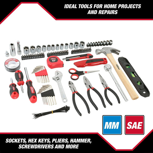 Hyper Tough 118-Piece Tool Set for Home Repairs, 7003 EasyOptionXY LLC