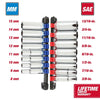 Hyper Tough 20-Piece 3/8-inch Drive Ratchet and Deep Socket Set, SAE and Metric Sockets EasyOptionXY LLC