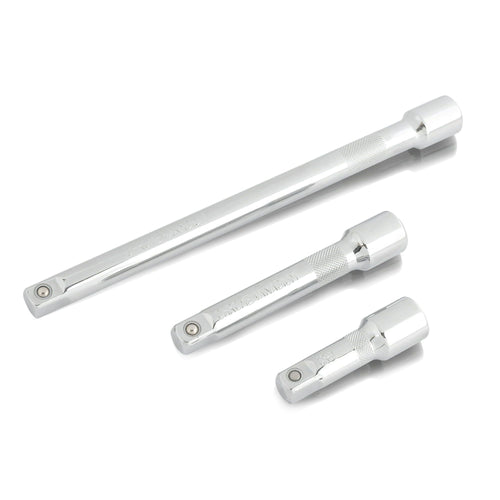 Hyper Tough 3-Piece 1/2-inch Drive Extension Bar Set, 3-Sizes, Model 5808 EasyOptionXY LLC