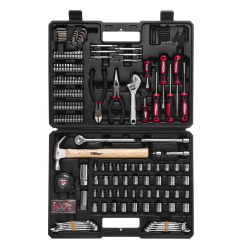 Hyper Tough 215 Piece SAE/mm Multi Tool Home Repair Tool Set, New Condition EasyOptionXY LLC