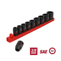 Hyper Tough 11-Piece 3/8-Inch Drive, Standard Impact Socket Set SAE, 43246 EasyOptionXY LLC