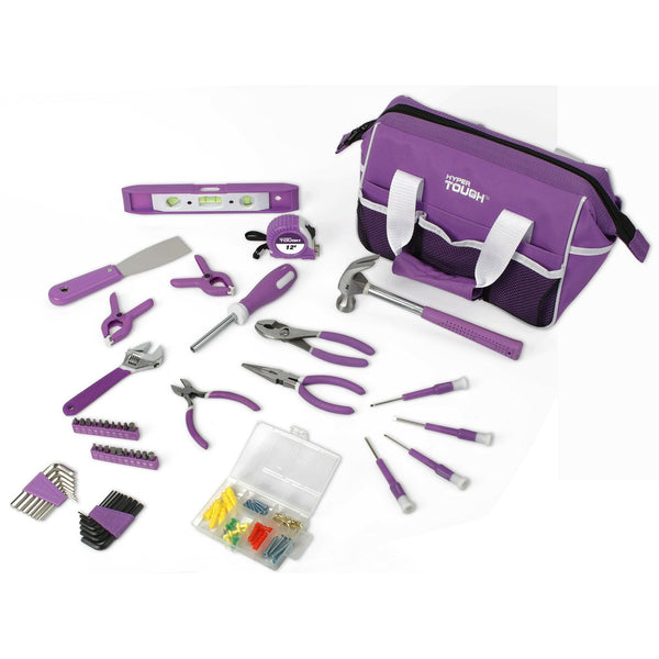 Hyper Tough 89-Piece Household Tool Set, Purple EasyOptionXY LLC