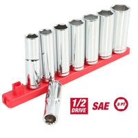 Hyper Tough 9-Piece1/2-Inch Drive Deep Standard SAE Sockets, 5833 EasyOptionXY LLC