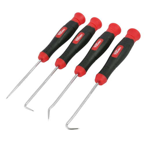 Hyper Tough 4-Piece Set. Curved Hook, Complex Hook, 90 Degree Hook, 9909V EasyOptionXY LLC