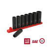 Hyper Tough 9-Piece 1/2-Inch Deep Drive Impact Socket Set SAE, 41045 EasyOptionXY LLC