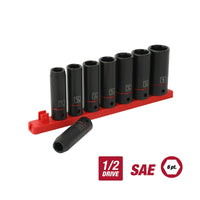 Hyper Tough 9-Piece 1/2-Inch Deep Drive Impact Socket Set SAE, 41045 EasyOptionXY LLC