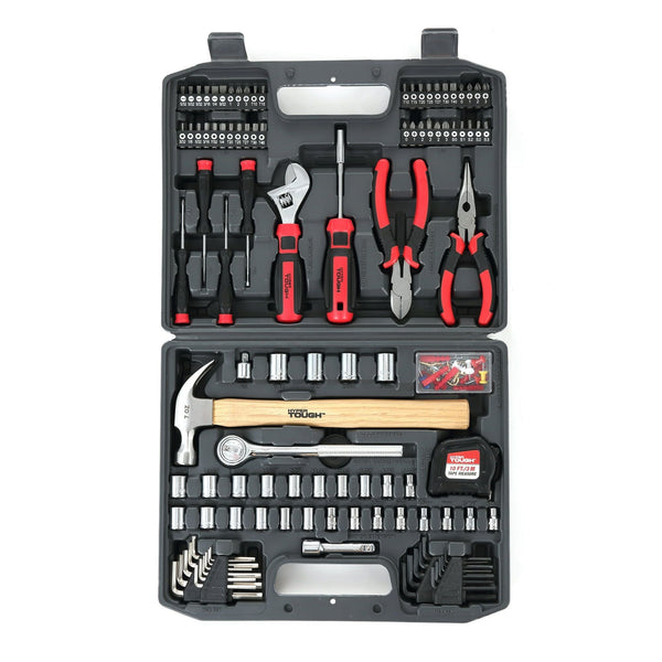 Hyper Tough 116 Piece Home Repair Tool Set Including Carry Case UJ5387TA EasyOptionXY LLC