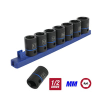 Hyper Tough 9-Piece 1/2-inch Standard Drive Impact Socket Set MM, 43003 EasyOptionXY LLC