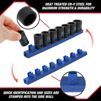 Hyper Tough 9-Piece 1/2-inch Standard Drive Impact Socket Set MM, 43003 EasyOptionXY LLC