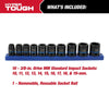 Hyper Tough 11-Piece 3/8-Inch, Standard Impact Socket Set mm, 43240 EasyOptionXY LLC