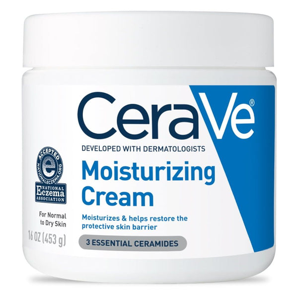 CeraVe Moisturizing Cream, Face & Body Moisturizer for Normal to Very Dry Skin, 16 oz EasyOptionXY LLC
