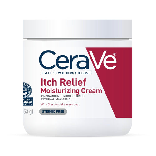 CeraVe Itch Relief Moisturizing Cream for Body, Steroid-Free Treatment for Dry & Itchy Skin, 16 oz EasyOptionXY LLC
