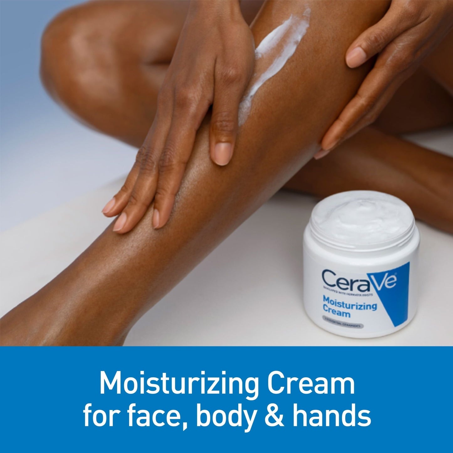(2 pack) CeraVe Moisturizing Cream, Face & Body Moisturizer for Normal to Very Dry Skin, 16 oz EasyOptionXY LLC