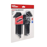 Hyper Tough Heavy-duty 26-Piece Ball End Hex Key Set EasyOptionXY LLC