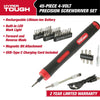 Hyper Tough 4 Volts 45-Piece Rechargeable Precision Screwdriver Set, Model 30009, New EasyOptionXY LLC