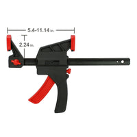 Hyper Tough 6-inch Trigger Ratcheting Bar Clamp and Spreader, Nylon EasyOptionXY LLC