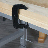 Hyper Tough 4-inch C-clamp, Cast Iron Construction, Model 4026V EasyOptionXY LLC