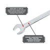 Hyper Tough 8-Piece Metric Double Open End Wrench Set EasyOptionXY LLC