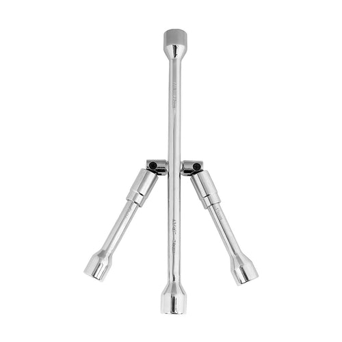 Hyper Tough Universal Automotive 14-inch Folding Lug Wrench, Steel, Model 6221 EasyOptionXY LLC