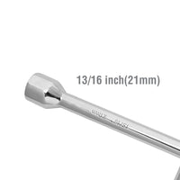 Hyper Tough Universal Automotive 14-inch Folding Lug Wrench, Steel, Model 6221 EasyOptionXY LLC