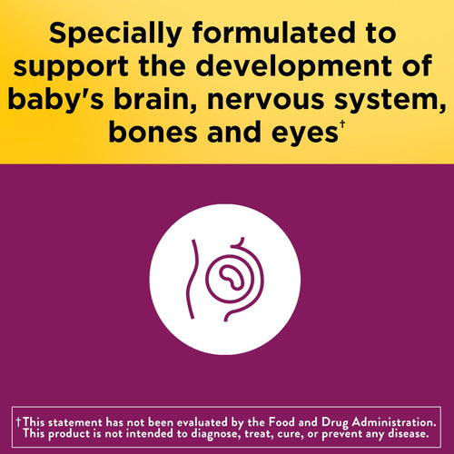 Nature Made Prenatal Gummies with DHA and Folic Acid; Prenatal Health; 90 Count EasyOptionXY LLC