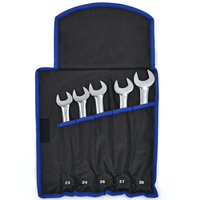 Hyper Tough 5-Piece Metric Jumbo Combination Wrench Set EasyOptionXY LLC