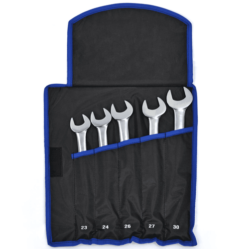 Hyper Tough 5-Piece Metric Jumbo Combination Wrench Set EasyOptionXY LLC