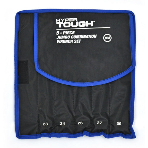 Hyper Tough 5-Piece Metric Jumbo Combination Wrench Set EasyOptionXY LLC