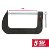 Hyper Tough 6-Inch C-Clamp with Quick Release Button, 4821V EasyOptionXY LLC