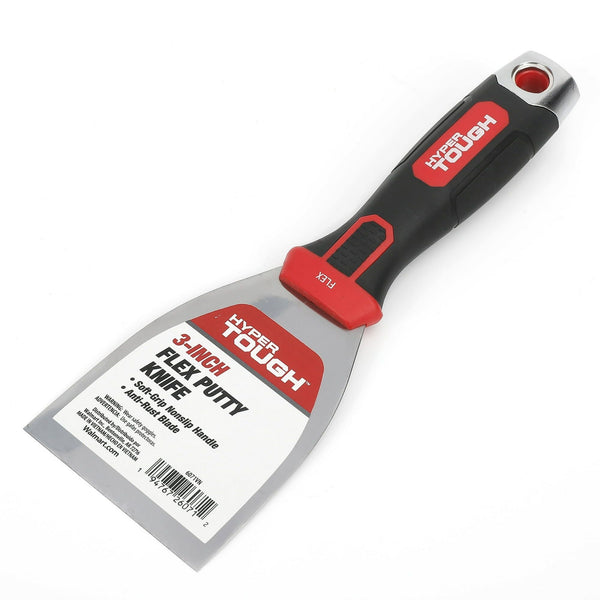 Hyper Tough 3 inch Soft Grip Flex Steel Putty Knife EasyOptionXY LLC