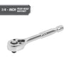 Hyper Tough 1/4-inch Pear Head Ratchet, 5798V EasyOptionXY LLC