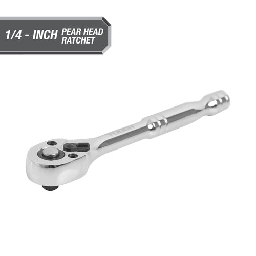 Hyper Tough 1/4-inch Pear Head Ratchet, 5798V EasyOptionXY LLC