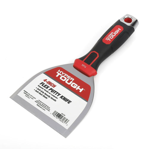 Hyper Tough 4 inch Soft Grip Flex Steel Putty Knife EasyOptionXY LLC