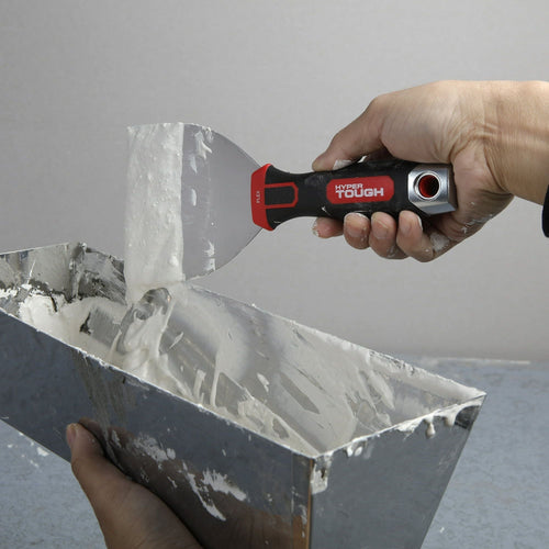 Hyper Tough 4 inch Soft Grip Flex Steel Putty Knife EasyOptionXY LLC