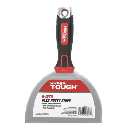 Hyper Tough 6 inch Soft Grip Flex Steel Putty Knife EasyOptionXY LLC