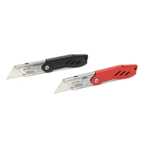 Hyper Tough 2-Piece Quick-Change Folding Utility Knife Set, Gift for Mom, 3414 EasyOptionXY LLC