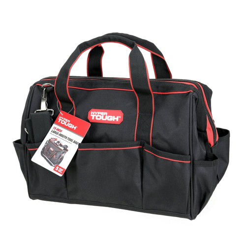 Hyper Tough 15" Large Mouth Tool Bag EasyOptionXY LLC