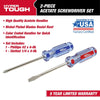 Hyper Tough 2-Piece Acetate Handle Screwdriver Set EasyOptionXY LLC