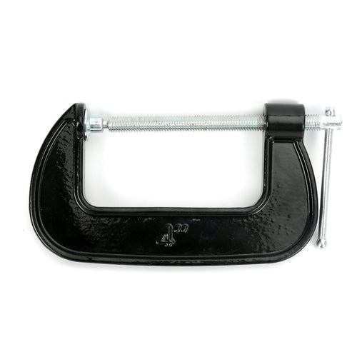 Hyper Tough 4-inch C-Clamp with Steel Threaded Screw and Swivel Jaw Pad EasyOptionXY LLC