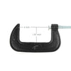 Hyper Tough 4-inch C-Clamp with Steel Threaded Screw and Swivel Jaw Pad EasyOptionXY LLC