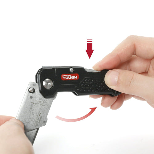 Hyper Tough Quick-Change Folding Lockback Utility Knife, Model 41128 EasyOptionXY LLC