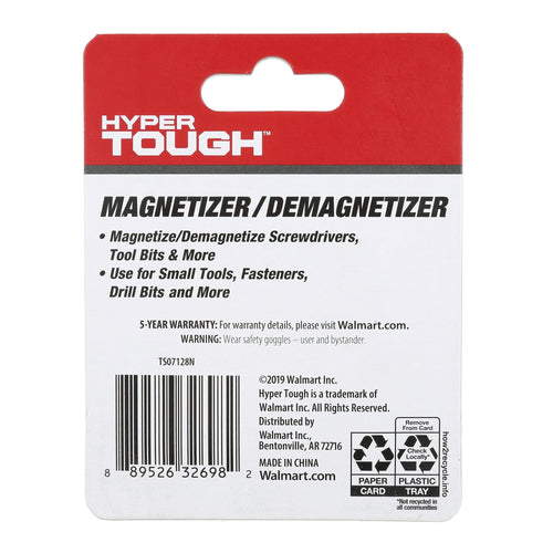 Hyper Tough Screwdriver Magnetizer / Demagnetizer TS07108N EasyOptionXY LLC