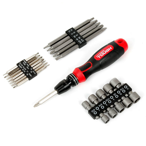 Hyper Tough 24-Piece Quick-Load Screwdriver Set EasyOptionXY LLC
