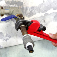 HyperTough 10 inch Cast Iron Pipe Wrench with Offset Jaws UW40086A EasyOptionXY LLC